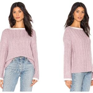 NWOT J.O.A. Boat Neck Sweater in Lavender